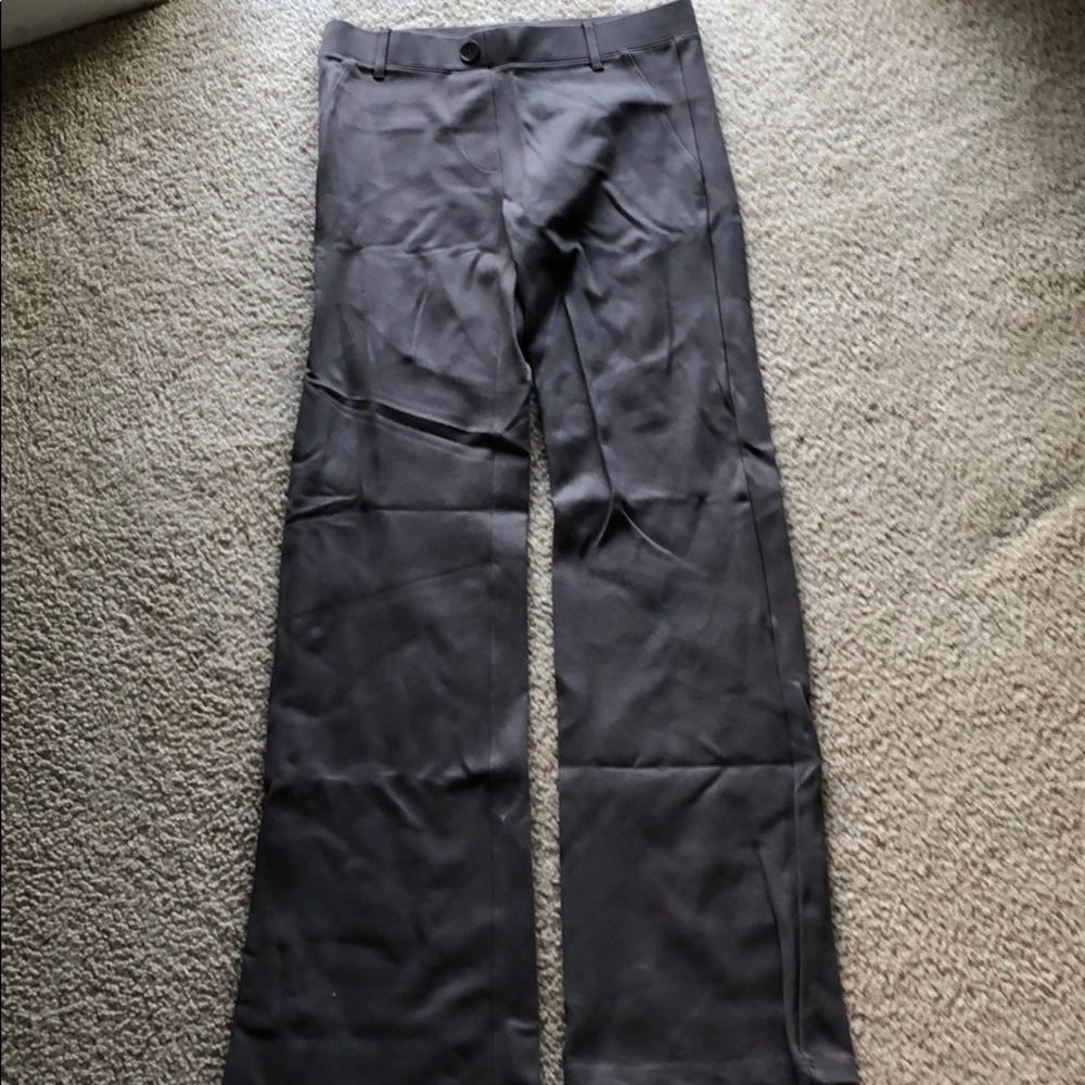 Grey betabrand size small wide leg work pants